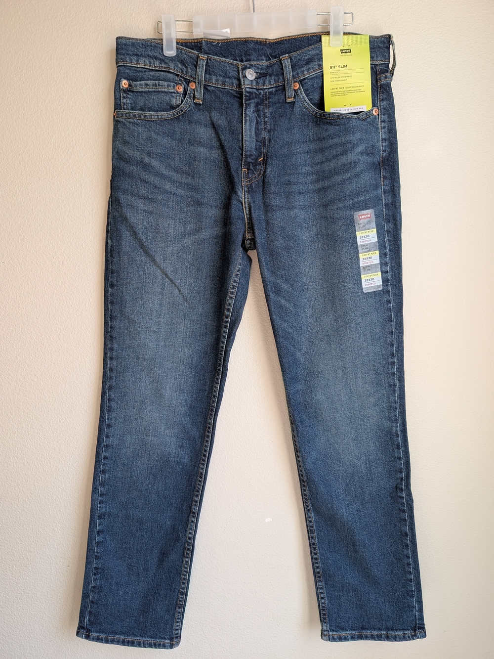 NWT Levi's 511 Slim Stretch Mens Size 32x30